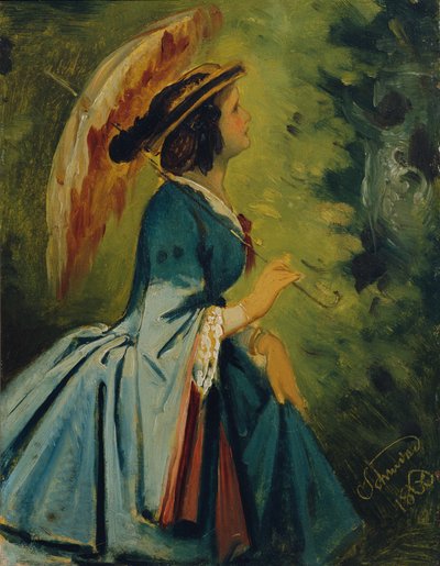 Anna Schwind, kunstnerens datter av Moritz Ludwig von Schwind