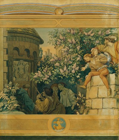 Den vakre Melusine: VI. De onde tungene av Moritz Ludwig von Schwind