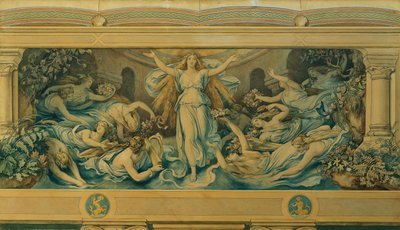 The Beautiful Melusine: V. The Sanctuary av Moritz Ludwig von Schwind