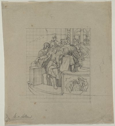 Kongen av Thule, andre eller tredje kvartal 1800-tallet. av Moritz Ludwig von Schwind