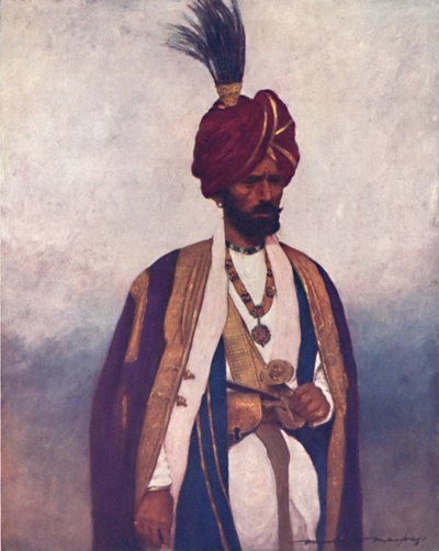 'En soldat av hans høyhet Dogra Sowar', 1903 av Mortimer L Menpes