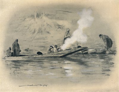 Familie av Nomadic Tribe, 1903 av Mortimer L Menpes