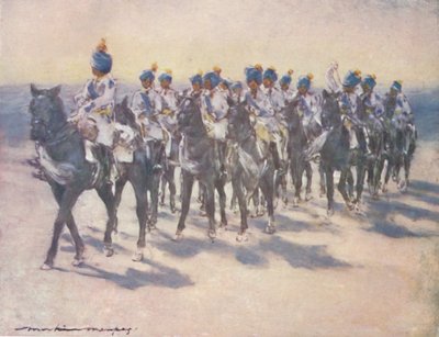 The Imperial Cadet Corps i Durbar, 1903 av Mortimer L Menpes