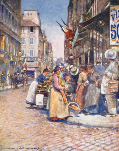 Et hjørne ved Rue de Seine av Mortimer Ludington Menpes