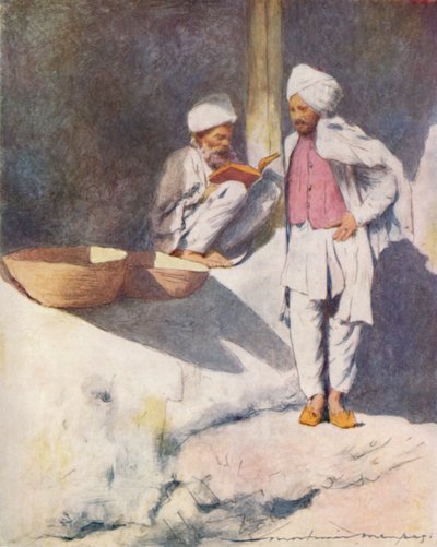 A Learned Man of Peshawur, 1905 av Mortimer Ludington Menpes