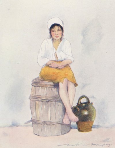 En liten vannbærer (fargelitografi) av Mortimer Ludington Menpes