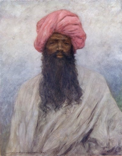 En typisk baluch (farge litho) av Mortimer Ludington Menpes