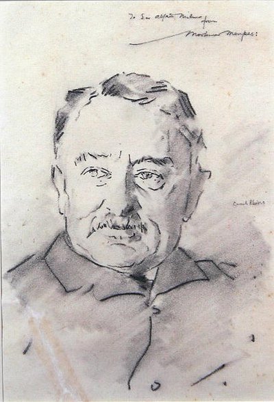 Cecil Rhodes (kull på papir) av Mortimer Ludington Menpes