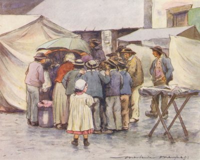 Nysgjerrighet (fargelitografi) av Mortimer Ludington Menpes