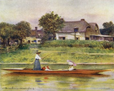 Dorchester Backwater av Mortimer Ludington Menpes