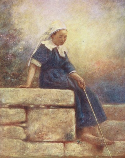 Hviletider (fargelitografi) av Mortimer Ludington Menpes