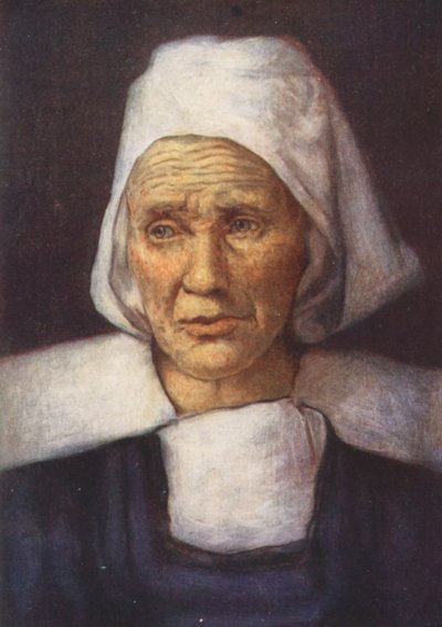 Gamle Moder Perot (fargelitografi) av Mortimer Ludington Menpes