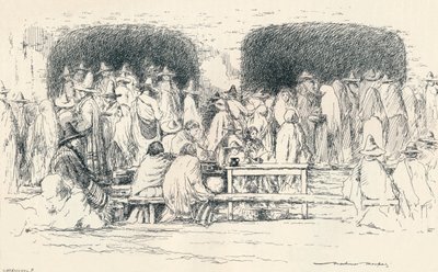 Midt på dagen i Puebla, c1895, 1896 av Mortimer Ludington Menpes