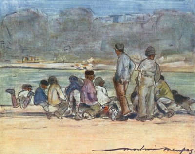 Dam ved Tuileriene av Mortimer Ludington Menpes