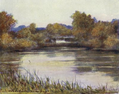Sutton Courtney Backwater av Mortimer Ludington Menpes