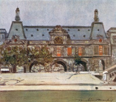 Louvre av Mortimer Ludington Menpes