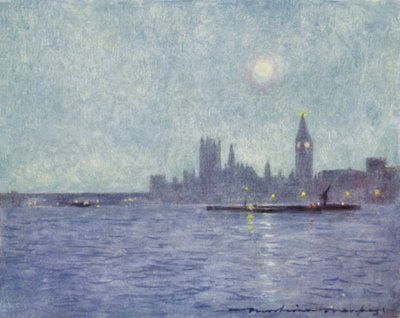 Westminster by Night av Mortimer Ludington Menpes