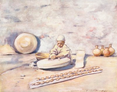 Verdens barn: Kasjmir, Potteren (fargelitografi) av Mortimer Ludington Menpes