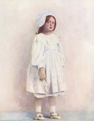 Verdens barn: Flamsk, Marguerite (fargelitografi) av Mortimer Ludington Menpes