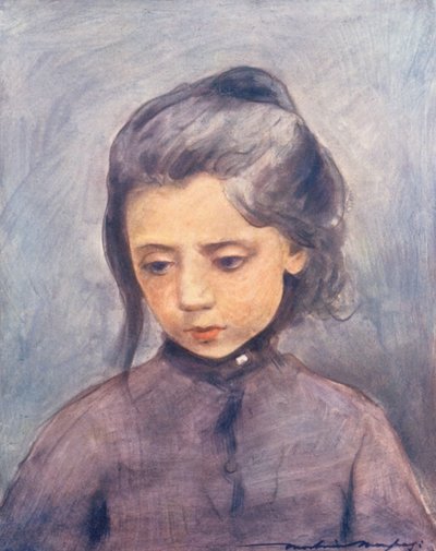 Verdens barn: Italiensk, Bianca (fargelitografi) av Mortimer Ludington Menpes