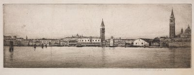 Markusbassenget, Venezia av Mortimer Menpes