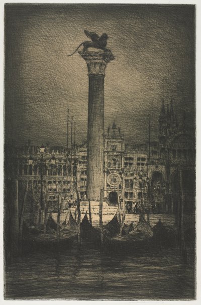 St. Marks Piazza, 1910. av Mortimer Menpes