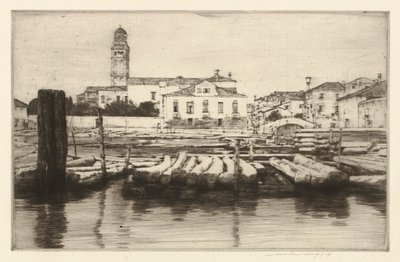 Timber Shore of the Brenta av Mortimer Menpes