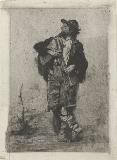 sekkepiper av Mosè di Giosuè Bianchi