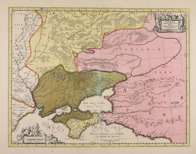 Taurian Chersonese i dag kalles Przecopsca og Gazara av Moses Pitt