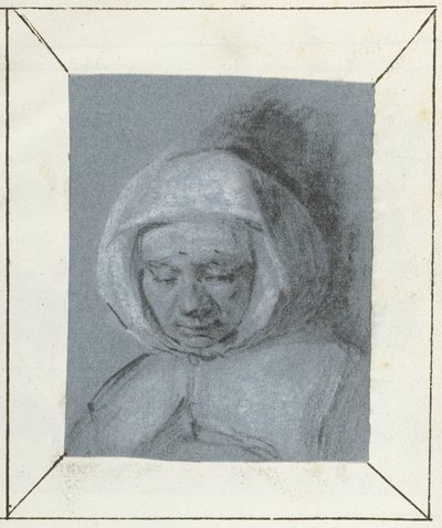 Studie av en kvinnes hode av Moses Ter Borch