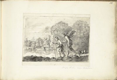 Tobias i Angel av Moses Ter Borch