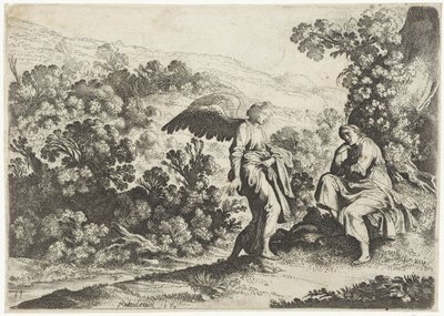 Engelen trøster Hagar The Story of Hagar (serietittel) av Moyses van Wtenbrouck
