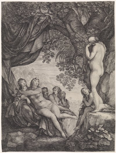 Diana oppdager Callisto .s graviditet av Moyses van Wtenbrouck
