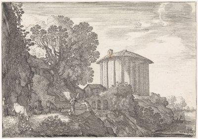 Landskap med Vesta-tempelet Arkadiske landskap (serietittel) av Moyses van Wtenbrouck