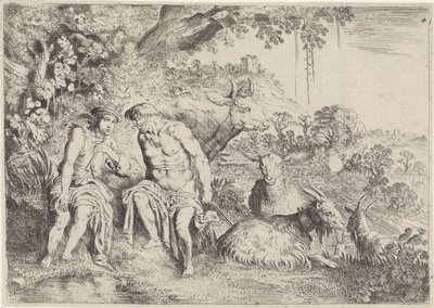 Mercury luller Argus i søvn Mercury and Argus (serietittel) av Moyses van Wtenbrouck
