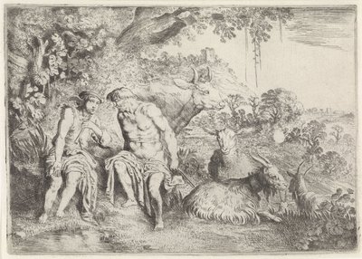 Mercury luller Argus i søvn Mercury and Argus (serietittel) av Moyses van Wtenbrouck