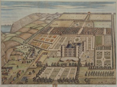 Lulworth Castle, Dorset, sete for Humphrey Weld av Mrs Humphrey Weld