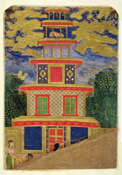 64.351 Rama ber Lakshmana om å forlate Sita i en skog, fra Ramayana, 1600 av Mughal School