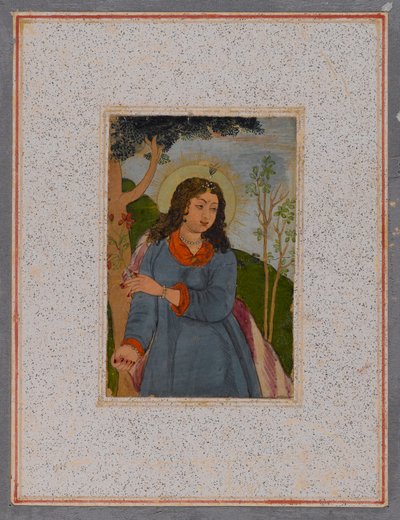 Angel, etter 1675 (wc på papir) av Mughal School