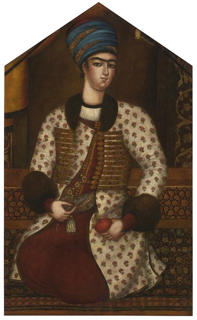 Portrett av Rustam Khan Zand av Muhammad Sadiq