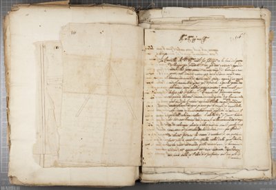 Portefølje med tegninger av Mutio Oddi fra Urbino og andre, s. 116, ca. 1635-40 (penn og blekk på papir i innbundet volum) av Muzio Oddi