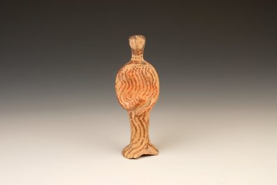 Figur av en kvinne, ca. 1400-1370 f.Kr. terrakotta av Mycenaean