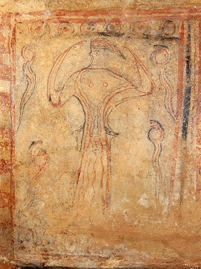Larnax (keramikk) (se også 288284-288289) av Mycenaean