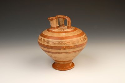 Pot Ewer, 1300–1200 f.Kr. (terrakotta) av Mycenaean