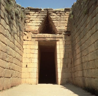 Skattkammeret til Atreus, ca. 1300 f.Kr av Mycenaean