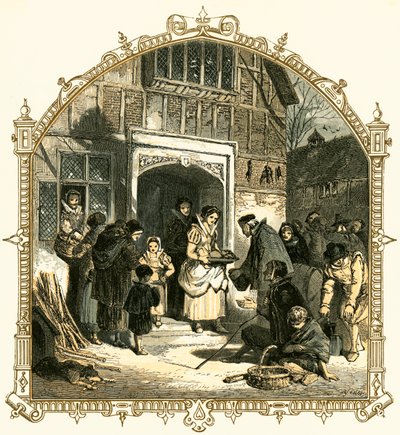 Veldedighet i julen av Myles Birket Foster