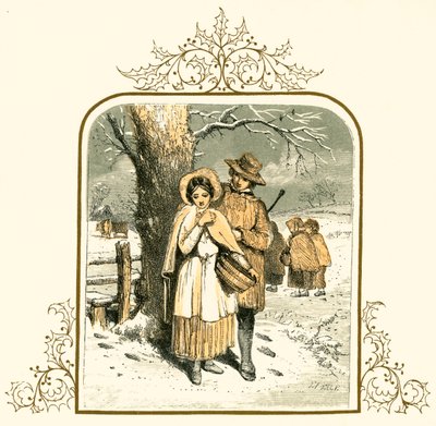 Kjærlighet i snøen av Myles Birket Foster