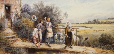 1. mai-kranser, av Myles Birket Foster