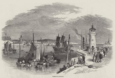 Ramsgate havn av Myles Birket Foster