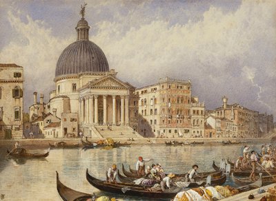 Kirken San Simone og San Guida av Myles Birket Foster